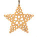 Handcrafted Victorian Style Fretwork Star Christmas Tree Ornament - Made In USA